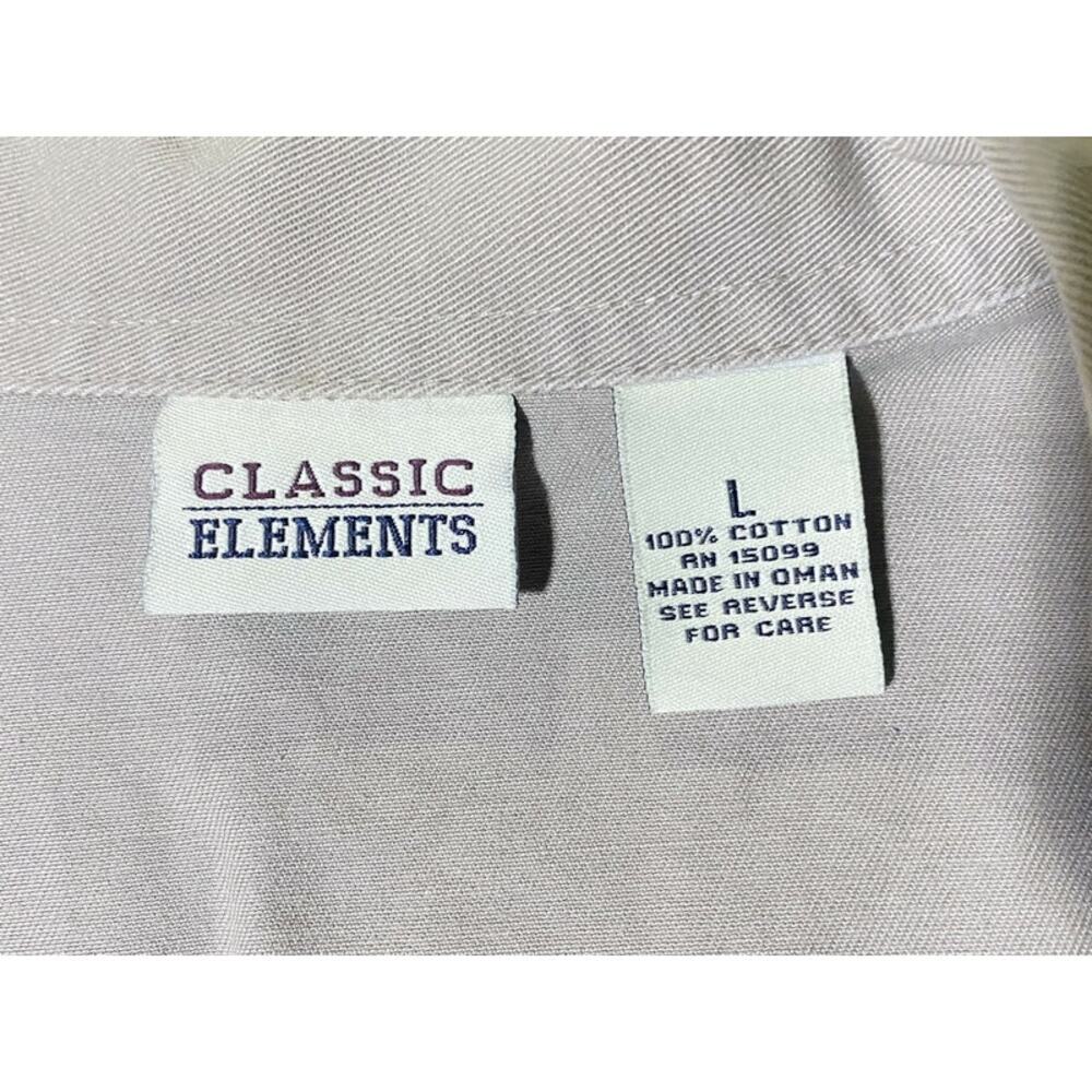 Classic Elements Khaki Utility Jacket Women's Siz… - image 3